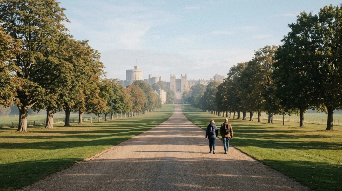 The State Apartments courtyard at Windsor Castle, the highlight stop on a Windsor Castle and Hampton Court Palace tour